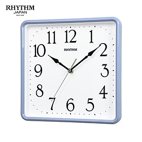 Mua Đồng hồ treo tường Nhật Bản Rhythm CMG597NR04- Kt 25.2 x 25.2 x 4.3cm  500g Vỏ nhựa. Dùng Pin.