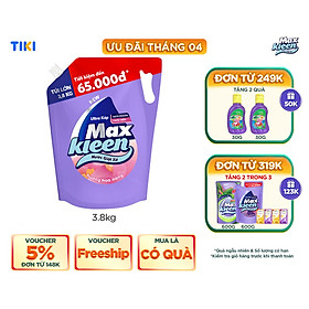 Túi Nước Giặt Xả Maxkleen Hương Hoa Nắng (3.8kg)