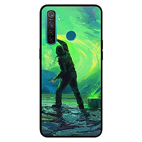 Ốp Lưng in cho Realme 5 Pro / Realme Q Mẫu Chàng Vẽ Bầu Trời - Hàng Chính Hãng