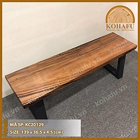 Mua BĂNG GHẾ DÀI MẶT GỖ NGUYÊN TẤM TỰ NHIÊN ĐỘC ĐÁO KC20129