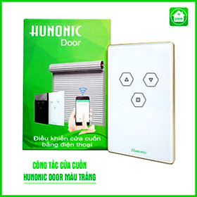 Công tắc cửa cuốn chông minh HUNONIC DOOR- Điều khiển từ xa bằng điện thoại qua Wifi, cảnh báo chống trộm