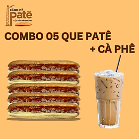 Combo 05 Bánh mì que Patê + Cà Phê