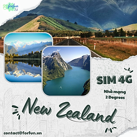 Sim 4G du lịch New Zealand [Giá rẻ - Hỗ trợ 24/7