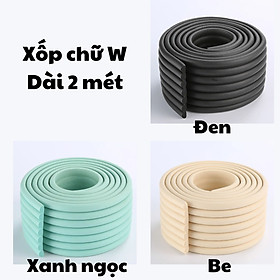 Cuộn Xốp Bọc Cạnh Bàn, Góc Nhọn, Xe Đẩy, Cạnh Tủ, Bếp, Giường Dài 2 Mét Chống Va Đập An Toàn Cho Bé