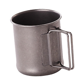 Stainless Steel Camping Cup Durable Metal Cups Reusable Coffee Mug Tableware
