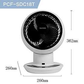 Mua Hàng Chính Hãng Quạt điều hòa không khí  điều khiển tự động  nhập khẩu  thương hiệu Iris Ohyama Nhật Bản  Model PCF-SDC18T