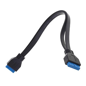 USB 3.0 Extender Cable 20pin Female to 20pin Female Extension Data Sync Cord