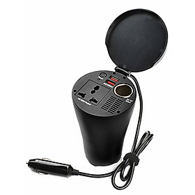 Mua ROGTZ Bộ Chuyển Nguồn Điện 12V ra 220V Trên Xe Ô Tô Cao Cấp 150W CN02 - Hàng Nhập Khẩu