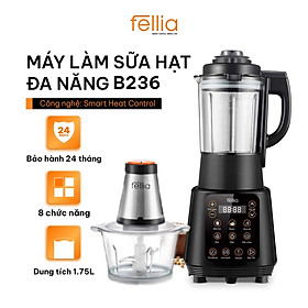 Mua COMBO Máy làm sữa hạt đa năng Fellia B236+Máy Xay Thịt Fellia M256 - Bảo hành 24 tháng-Hàng Chính Hãng