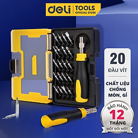 Mua Bộ Tua Vít Sửa Chữa 20/30 Đầu Vít Đa Chức Năng Deli Cao Cấp - Chất Liệu Siêu Bền  Thiết Kế Gọn Nhẹ Tinh Tế