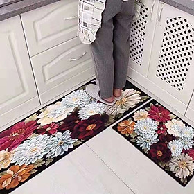 Mua Bộ 2 Thảm Bếp  Thảm Chùi Chân Cao Cấp Chống Trượt Mẫu TB5