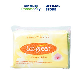 Khăn giấy LET GREEN bỏ túi (3 gói/túi x 10 tờ)