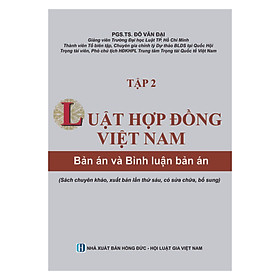 [Download Sách] Luật Hợp Đồng Việt Nam - Bản Án Và Bình Luận Bản Án (Tập 2) - Tái bản lần 6