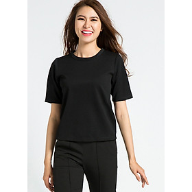 Áo Tshirt Phối Voan Hity TOP071 (Đen Huyền Bí)
