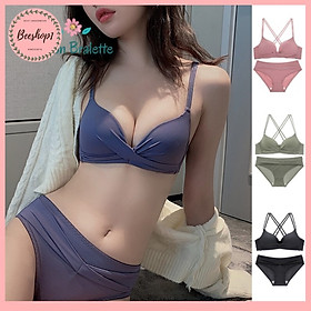 Áo ngực đúc su không gọng, mút đệm vừa 1,5 cm, , áo lót nữ cao cấp không gọng siêu quyến rũ 4 mầu lựa chọn, áp chip thông hơi AS87