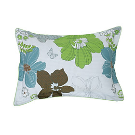 Gối đầu 40x60cm cotton hoa Hometex - Giao mẫu ngẫu nhiên