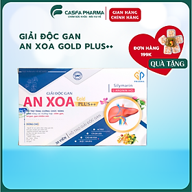 Giải Độc Gan An Xoa Gold Plus ++ Giải độc và hỗ trợ các bệnh về Gan, hộp 30 viên