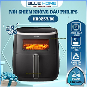 Mua Nồi chiên không dầu Philips HD9257/80  5.6Lit-1700w  Điều Khiển Cảm Ứng  Hàng Chính Hãng