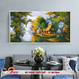 Mua Tranh sơn dầu số hóa tự tô màu Gam PC3052 60x120cm không khung