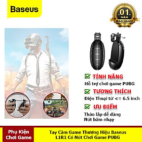 Mua Tay Cầm Game L1R1 Có Nút Chơi Game PUBG Cho Smartphone - Hàng Chính Hãng Baseus