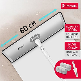 Mua Cây lau nhà  chổi lau nhà đa năng cỡ lớn  độ dài cán linh hoạt  bàn lau rộng 60cm Parroti MAX MX02