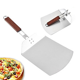 Pizza Peel Shovel Paddle BBQ Oven Kitchen Baking Tool Wooden Handle