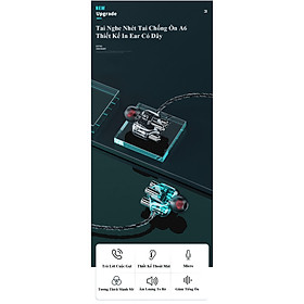Mua Tai Nghe Nhét Tai A6 HiFi 2 Loa lõi kép siêu bass MẪU MỚI 2020