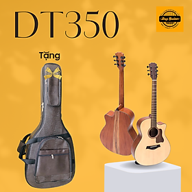 Mua Đàn Guitar Acoustic DT350 full gỗ hồng đào âm thanh tốt sử dụng lâu dài