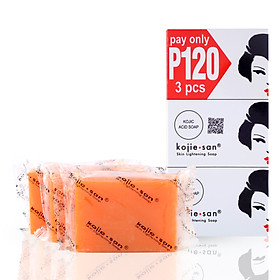 Set 3 cục xà bông tắm trắng dưỡng da Kojiesan (300g)