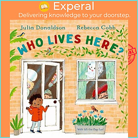 Sách - Who Lives Here? - With lift-the-flap-fun! by Rebecca Cobb (UK edition, hardcover)