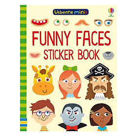 Usborne Funny Faces Sticker Book