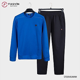 Bộ quần áo thể thao nam FASVIN CT22545.HN vải thể thao cao cấp hàng nhà máy chính hãng