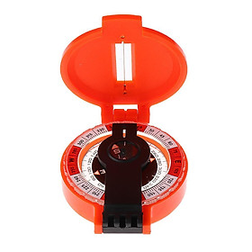 Outdoor Survival American Camping Hiking Magnetic Compass Tool Red