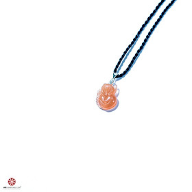 Mặt dây chuyền Hồ Ly đá Mặt Trời Đỏ - Hợp mệnh Hỏa, Thổ - Sản phẩm được tặng kèm dây đeo | VietGemstones