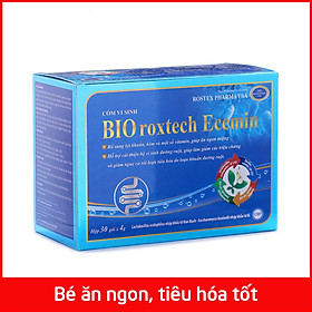 Cốm vi sinh Bio Gold Tex giúp bé ăn ngon, tiêu hóa tốt, giảm tiêu chảy, táo bón Hộp 30 gói