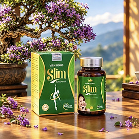 Slim Euzofa,, hộp 60 viên, hỗ trợ chuyển hóa chất béo, làm giảm cảm giác thèm ăn