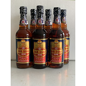 Thùng Nước Mắm Nhỉ Bà Hai (6 Chai Thủy Tinh x 500ml)