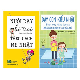 Download sách Combo Dạy Con Kiểu Nhật + Nuôi Dạy Bé Trai Theo Cách Mẹ Nhật ( 2 Cuốn )