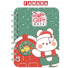 Sổ Lò Xo Moochi Christmas A7 - Kẻ Ngang - 160 Trang 70gsm - The Sun 01