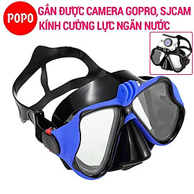 Kính lặn Gopro, MẮT KÍNH CƯỜNG LỰC gắn được GOPRO, SJCAM