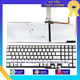 Mua Bàn Phím dùng cho Laptop Sony SVS-15 MÀU BẠC CÓ ĐÈN - - MÀU BẠC - KHÔNG ĐÈN - Hàng Nhập Khẩu New Seal