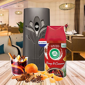 Mua Bộ xịt thơm phòng tự động Air.Wick Orange & Cinnamon 250ml QT09424 - hương cam  quế