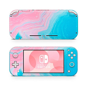 Mua Skin decal dán Nintendo Switch Lite mẫu vân marble hồng xanh (dễ dán  đã cắt sẵn)