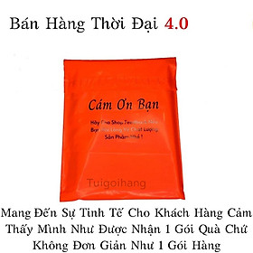 Mua Túi Gói Hàng Túi Đóng Hàng In Sẳn Thiệp Thank You Nhiều Size Màu Đỏ 100 túi