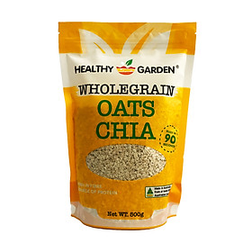 Yến Mạch Mix hạt Chia Healthy Garden túi 500gr - Nhập Khẩu Nguyên Túi Từ Úc ( Loại Cán Mỏng)