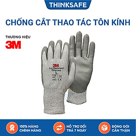 Mua Găng tay chống cắt 3M cấp độ 3  phủ nitrile chống dầu nhớt  bảo tay bảo hộ chuyên dụng cho cơ khí  kỹ thuật  làm việc với tôn  sắt  thủy tinh