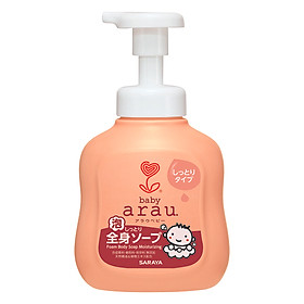 Chai Bọt Tắm Gội Thảo Mộc Arau Baby (450ml) - Cam
