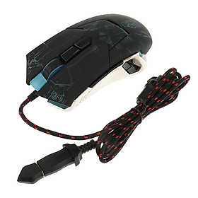 Usb Wired Led Optical Game mouse Backlight 7 Buttons