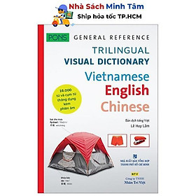 Pons General Reference – Trilingual Visual Dictionary Vietnames Englis Chinese - Nhân Trí Việt - 