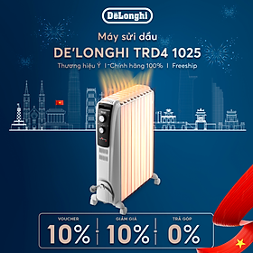 Mua  Hàng chính hãng  Máy sưởi dầu DeLonghi Dragon 4 TRD41025